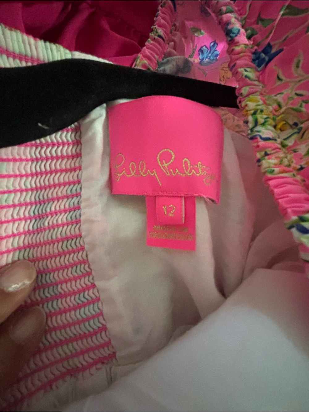 Lilly Pulitzer Kay Babydoll Dress tiger Garden - Picture 6 of 7